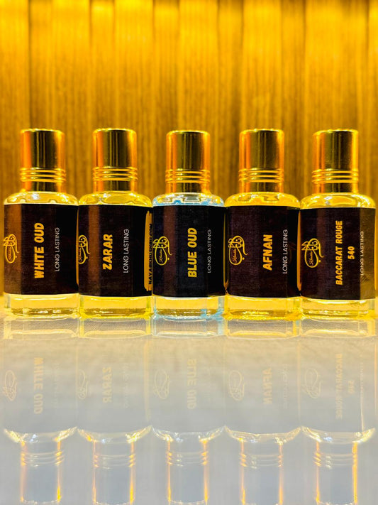 Get 5 Premium Inspired Attars in ONE Bundle